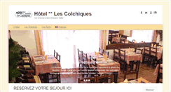 Desktop Screenshot of hotel-lescolchiques.com